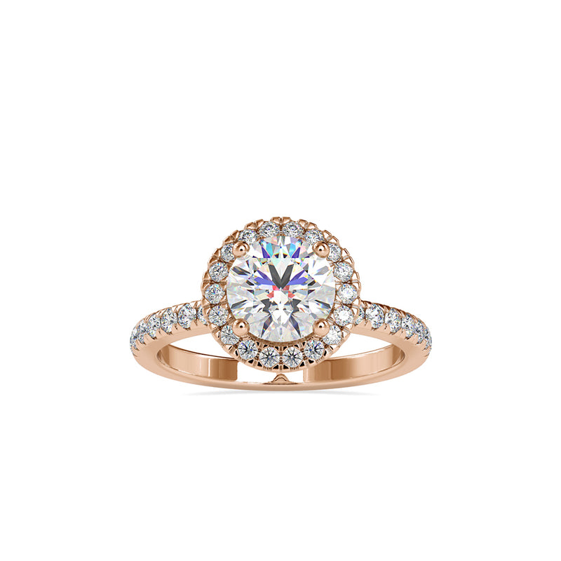 Gleeful Solitaire Diamond Engagement Ring