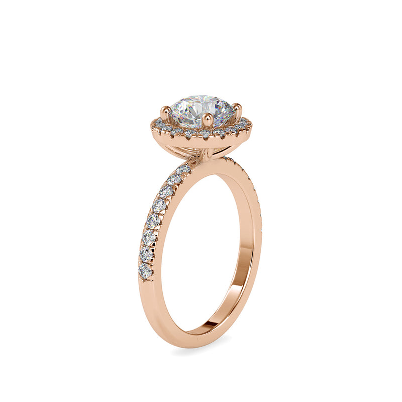 Gleeful Solitaire Diamond Engagement Ring