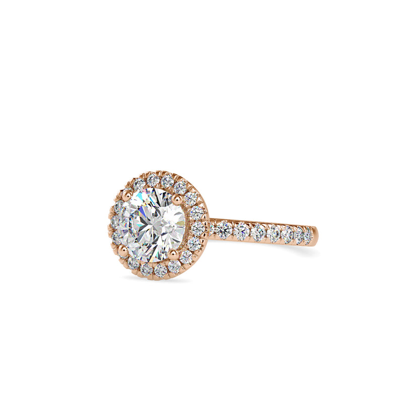 Gleeful Solitaire Diamond Engagement Ring