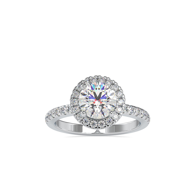 Gleeful Solitaire Diamond Engagement Ring