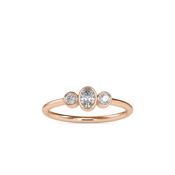 Ideal Oval Cut Diamond Ring