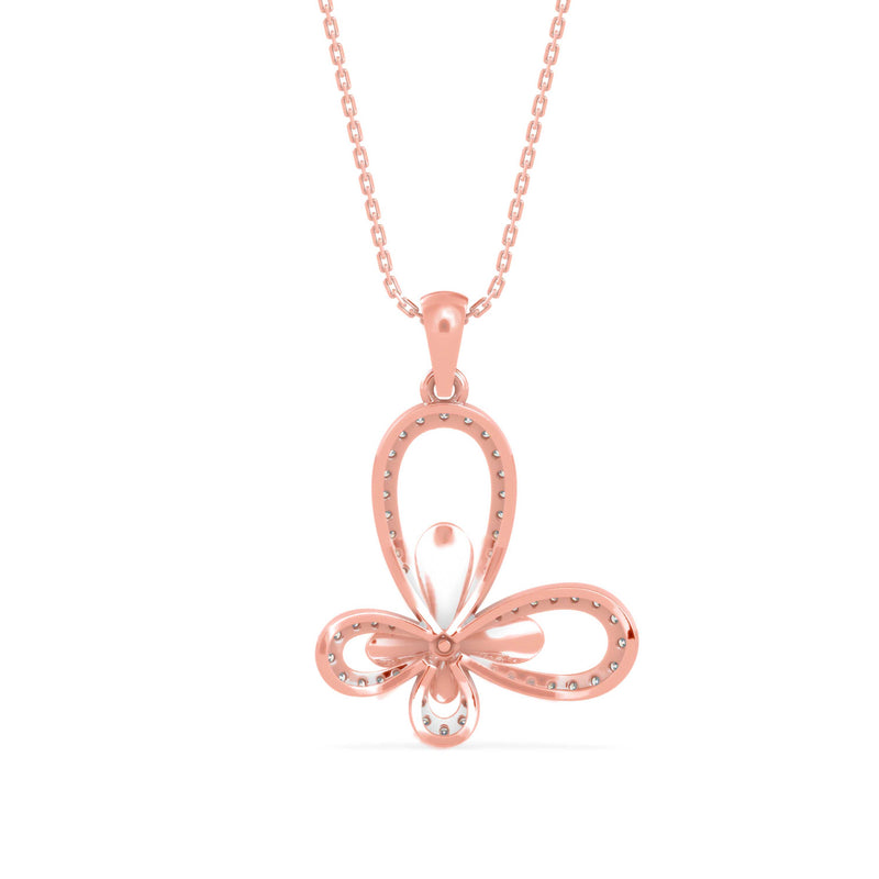 Embracing Butterfly Shape Pendant