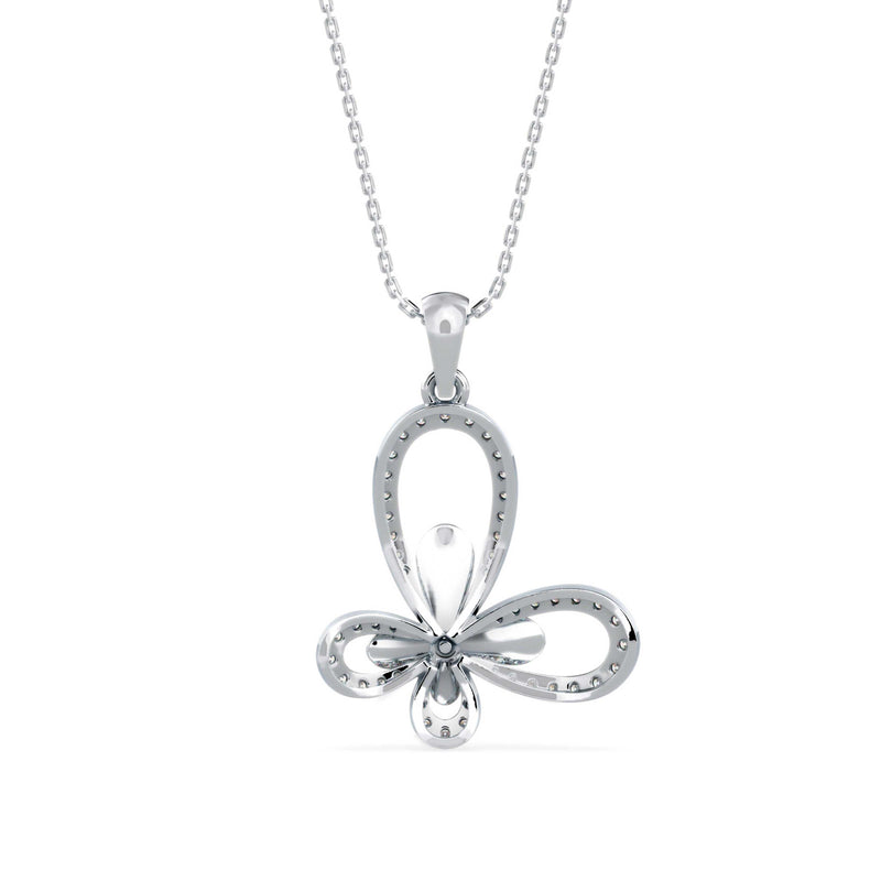 Embracing Butterfly Shape Pendant