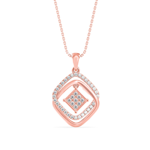 Glistening Star Diamond Pendant