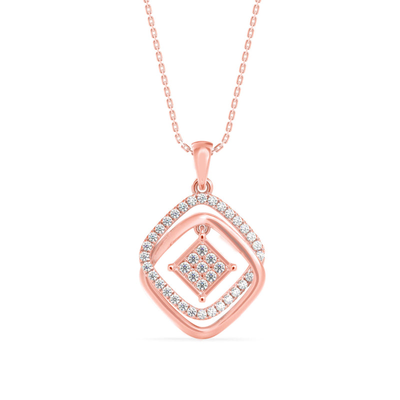 Glistening Star Diamond Pendant