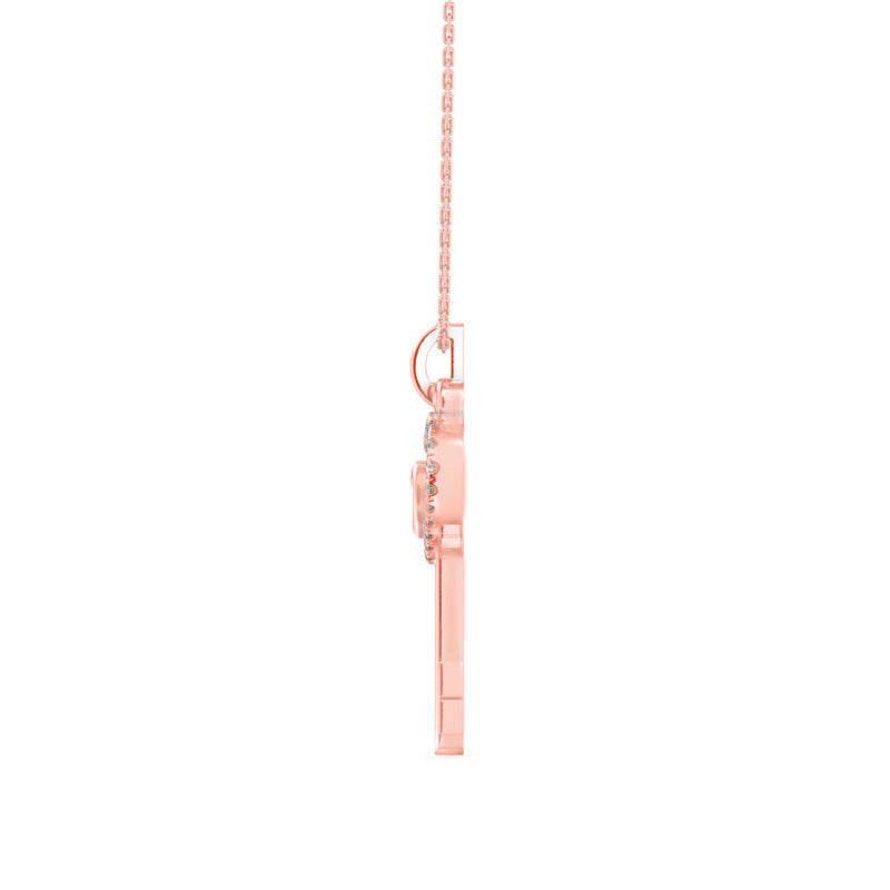 Secret Key Diamond Pendant