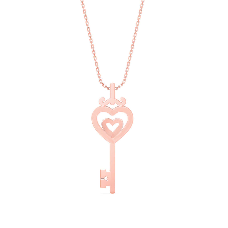 Secret Key Diamond Pendant