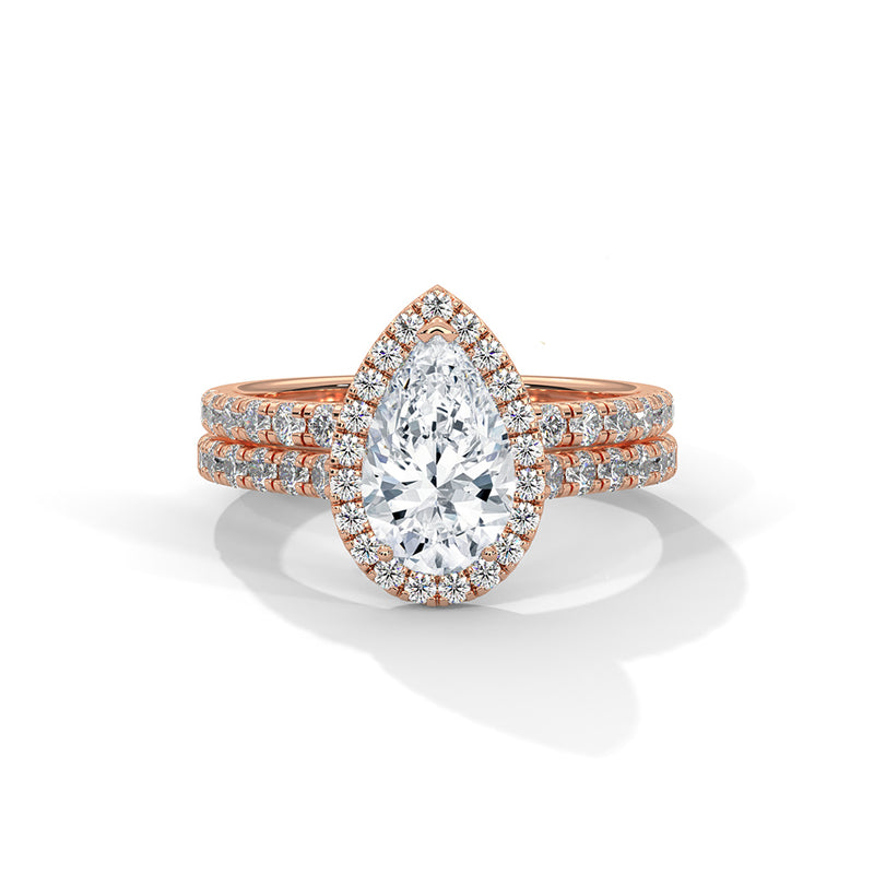 Imperial Pear Shaped Solitaire Diamond Ring