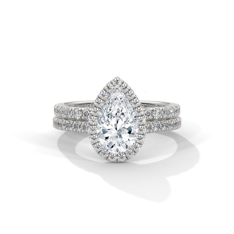 Imperial Pear Shaped Solitaire Diamond Ring