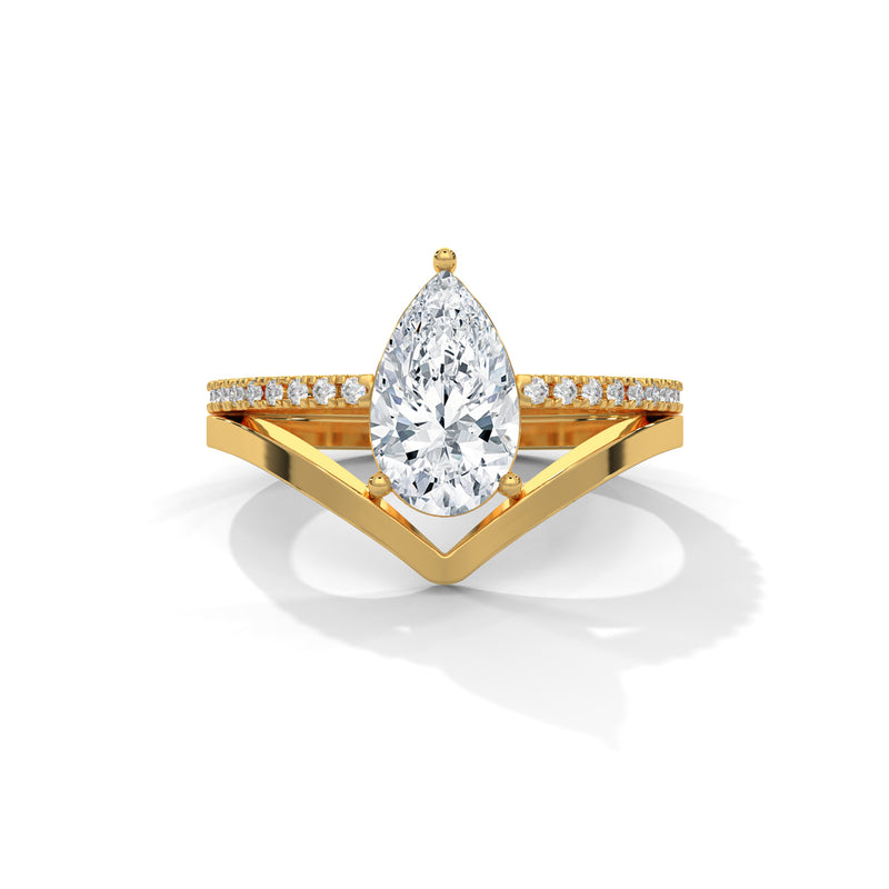 Eternal Sunshine Pear Shaped Diamond Ring