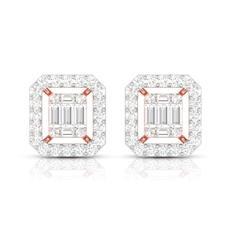 Delightful Diamond Stud Earrings