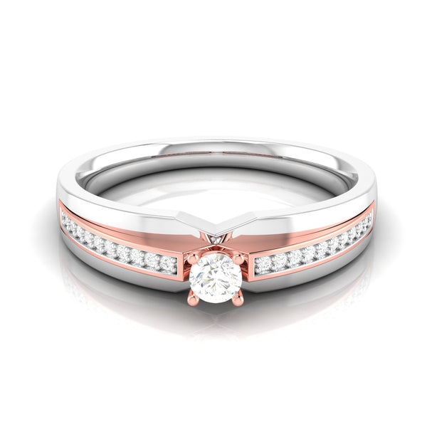 Classic Two-Tone Diamond Ring