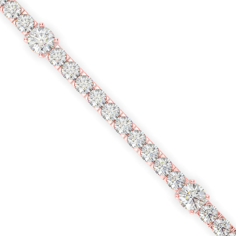 Single Line Diamond Tennis Bracelet